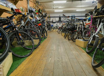 Intérieur magasin de vélos Montpellier Centre